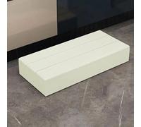 Taburete portátil de madera para interiores de 5.9 pulgadas, taburetes antideslizantes para oficina, dormitorio, cocina y baño, fácil montaje, apto para todo tipo de clima y seguro
