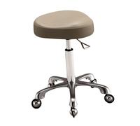 Taburete profesional con ruedas de bloqueo, giratorio de 360° y altura ajustable, silla ergonómica para clínica, oficina y uso doméstico