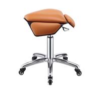 Taburete profesional con ruedas de bloqueo, giratorio de 360° y altura ajustable, silla ergonómica para salón, oficina y uso doméstico