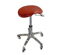 Taburete profesional con ruedas de bloqueo, giratorio de 360° y altura ajustable, silla ergonómica para clínica, oficina y hogar, taburete móvil de apoyo de postura