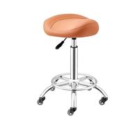 Taburete profesional con ruedas silenciosas, giratorio 360° y altura ajustable, silla ergonómica para salón, oficina y uso doméstico