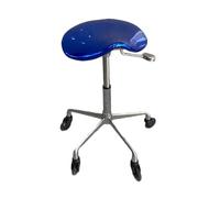 Taburete profesional con ruedas silenciosas, giratorio 360° y altura ajustable, silla ergonómica para salón, clínica, oficina, hogar