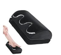 Taburete reposapiés - Soporte de altura debajo del escritorio, diseño ergonómico cómodo, base antideslizante resistente, bolsillo y cálido, perfecto para cama, dormitorio, lugar de trabajo