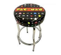 Taburete Retro Arcade PAC-MAN Ajustable con Estilo Vintage