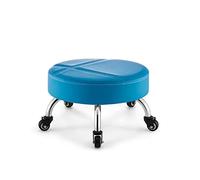 Taburete rodante con ruedas n/a taburete de lanza baja con ruedas, taburete corto de asiento enrollado con ruedas giratorias universales ruedas de cuero pequeñas taburetes pequeños en ruedas para