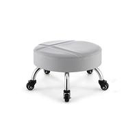 Taburete rodante con ruedas n/a taburete de lanza baja con ruedas, taburete corto de asiento enrollado con ruedas giratorias universales ruedas de cuero pequeñas taburetes pequeños en ruedas para