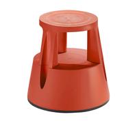 Taburete rodante de plástico irrompible Twinco, carga máx. 150 kg, altura con carga 410 mm
