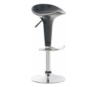 Taburete saddle madera gris 37x37x87 cm