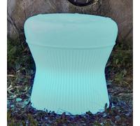 Taburete solar Newgarden Corfu LED, 37 cm, batería recargable, control