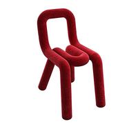 Taburete tapizado de terciopelo con respaldo para decoración elegante del hogar en dormitorio y sala de estar