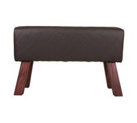 Taburete tapizado marrón 72x30x47