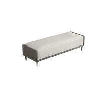 Taburete tapizado para cama para dormitorio y comedor, banco de entrada de tela para sala de estar, taburete de mesita de noche para camas altas, 90 x 40 x 42 cm