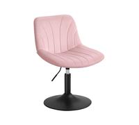 Taburete Tocador con Respaldo Altura Regulable Rosa Jalea