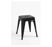 Taburete torix pequeño - negro mate
