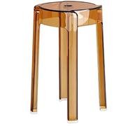 Taburete Transparente - Banco De Ducha Transparente Antideslizante - ReposapiéS Sin Respaldo - Silla PortáTil para BañO, Cocina, Dormitorio Y Aseo(Brown/A)