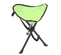 Taburete Trípode Portátil con Soporte de Carga de 200KG, Silla Estable Antideslizante para Camping, Pesca, Picnics, Tela Oxford 600D (Green)