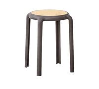 Taburetes Apilables - Asientos De Comedor Apilables Sin Respaldo, - Taburete Sin Respaldo, Taburetes Redondos De Metal Para Aula, Oficina En Casa | Silla Portátil Que Ahorra Espacio Para Cocina Comedo
