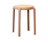 Taburetes Apilables - Asientos De Comedor Apilables Sin Respaldo, - Taburete Sin Respaldo, Taburetes Redondos De Metal Para Aula, Oficina En Casa | Silla Portátil Que Ahorra Espacio Para Cocina Comedo