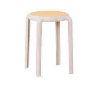 Taburetes Apilables - Asientos De Comedor Apilables Sin Respaldo, - Taburete Sin Respaldo, Taburetes Redondos De Metal Para Aula, Oficina En Casa | Silla Portátil Que Ahorra Espacio Para Cocina Comedo