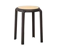 Taburetes Apilables - Asientos De Comedor Apilables Sin Respaldo, - Taburete Sin Respaldo, Taburetes Redondos De Metal Para Aula, Oficina En Casa | Silla Portátil Que Ahorra Espacio Para Cocina Comedo