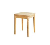 Taburetes apilables de ratán de mediados de siglo, sillas de comedor para sala de estar, dormitorio, tocador pequeño, sillas de cocina para el hogar, restaurante, silla de maquillaje sin respaldo, rat