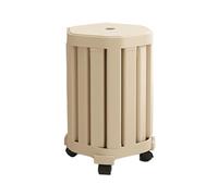 Taburetes Apilables, Taburete Hexagonal De Plástico, Juego De 4 Taburetes Apilables Sin Respaldo, Aptos For Comedor, Sala De Estar, Cocina Y Balcón(Color-3)