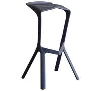 Taburetes Bar Silla De Bar con Boca De Tiburón, Silla De Plástico, Silla De Bar Simple Y Creativa, Gabinete, Tienda De Postres, Taburete De Bar, Silla De Bar Taburete Aalto(Black)
