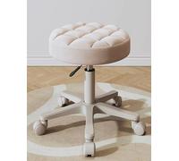 Taburetes de bar ajustables de lujo, sillas giratorias para salón de belleza, asientos de peluquería profesionales ligeros, ideales para artistas de uñas y maquillaje, sillas de trabajo elegantes para