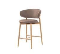 Taburetes de bar altos para el hogar y el restaurante, sillas de tela suave para sala de estar y taberna, cómodas sillas de comedor de diseño moderno