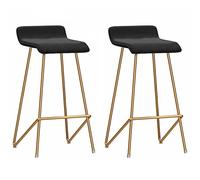 Taburetes de bar con reposapiés, taburetes tapizados para isla de cocina, 26/30 pulgadas de altura, capacidad de 330 libras, asiento de terciopelo para comedor