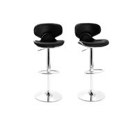 Taburetes de bar de diseño negros (lote de 2) PEGASE
