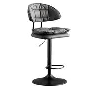 Taburetes de bar giratorios ajustables de 6282 cm de altura, sillas de isla de cocina tapizadas, perfectas para mesa de comedor o escritorio, patas chapadas elegantes