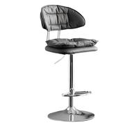 Taburetes de bar giratorios ajustables tapizados para isla de cocina, 6282 cm, perfectos para mesa de comedor o escritorio, patas chapadas, diseño moderno para el hogar y el restaurante