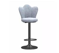 Taburetes de bar giratorios de altura ajustable con respaldo y reposapiés, taburetes modernos para barra de desayuno para isla de cocina y comedor, elegantes sillas de bar para decoración del hogar