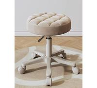 Taburetes de bar giratorios de lujo, altura ajustable, sillas de salón de belleza y peluquería, asientos ligeros de diseño para artistas de uñas y maquillaje, taburetes de trabajo profesionales