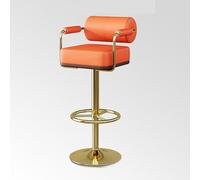 Taburetes de bar giratorios modernos con respaldo alto, fácil montaje, ideal para cocina, comedor, barra de bar, solución de asiento elegante y cómoda
