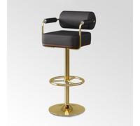 Taburetes de bar giratorios modernos con respaldo alto, fácil montaje para cocina, comedor y barra de bar, asiento elegante y cómodo para decoración del hogar