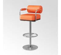 Taburetes de bar giratorios modernos con respaldo alto, fácil montaje, perfectos para cocina, comedor y barra de bar, solución de asiento elegante y cómoda