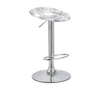 Taburetes de bar modernos de altura ajustable, base de metal giratoria de 360°, elegantes asientos de cocina y sala de estar, taburetes azules de respaldo alto para comedor y decoración del hogar