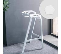 Taburetes de Barra de Desayuno con Estructura metálica, sillas de mostrador apilables y Resistentes para Cocina - Elegantes taburetes Amarillos, Comedor y decoración del hogar
