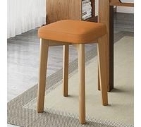 Taburetes de cocina apilables de madera con suave Cush - Sillas modernas de barra de altura de mostrador de granja para cocina, isla de comedor y bar en casa