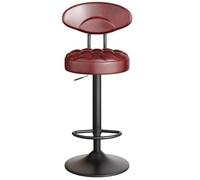 Taburetes Exterior Girevole Regolabile Moderno, Bancos para Cocina con Schienale, Cuscino del Sedile ad Alto Rimbalzo, Telaio Robusto, per Isola Cucina, Sala da Pranzo e Bar