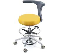 Taburetes Taburete Dental Giratorio de 360 Grados con Altura Ajustable y Respaldo, Multicolor, Varios tamaños(B4,A12)