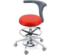 Taburetes Taburete Dental Giratorio de 360 Grados con Altura Ajustable y Respaldo, Multicolor, Varios tamaños(B4,A2)