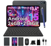 TABWEE T60 Pro Android 15 8GB RAM 256GB ROM Tableta 13.4 Pulgadas 1200*1920 Pantalla FHD Octa Core UMS9230S(T7280) Tableta PC con teclado y ratón 8GB+256GB gris
