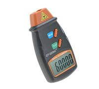 Tac¨®metro Digital, Pantalla LCD de 5 D¨ªgitos y 18 Mm Tac¨®metro sin Contacto, 2.5 RPM - 99,999 RPM Tac¨®metro de Foto Digital LCD Mini Medidor de Prueba de RPM