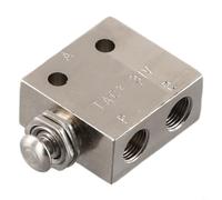 TAC2-31V Pneumatic Control Valve 8.4mm Port Manual Reset | Roller lever actuation, external force control, auto reset function, compact size, industrial air systems