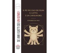 Taccuino a righe per amanti dei gatti - Collana "se ami i gatti sei UN GENIO!" - Leonardo da Vinci e il Gatto Vitruviano: Formato 13,97 × 21,59 cm ... - Idea regalo perfetta per amanti dei gatti