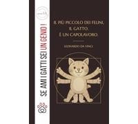 Taccuino a righe per amanti dei gatti · Collana “Se ami i gatti sei UN GENIO!” · Leonardo da Vinci e il Gatto Vitruviano: Formato 13,97 x 21,59 cm ... · Notebook elegante e spiritoso · Idea regalo