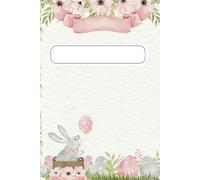 Taccuino appunti pasquale con coniglio e uova di pasqua: Quaderno puntinato per Bullet Journal | Idea regalo